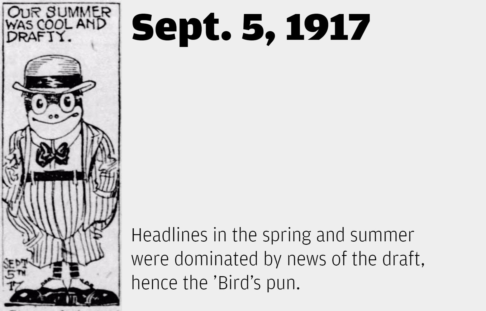 A wartime pun
